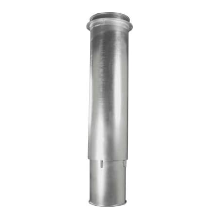 Us Duct US Duct Clamp Together No Loss Stack Head, 8" Diameter, Galvanized, 22 Gauge SNL08.G22